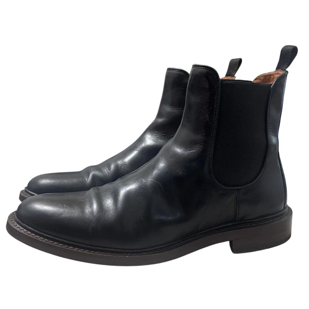 Frye Jones Chelsea Boot Mens 11 Black Leather Good Pull On 3486990 BLK